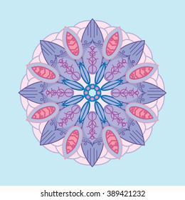 Mandala. Vintage decorative elements. Hand drawn background. Islam, Arabic, Indian, ottoman motifs. 
