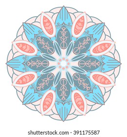 Mandala. Vintage decorative elements. Hand drawn background. Islam, Arabic, Indian, ottoman motifs. 