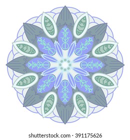 Mandala. Vintage decorative elements. Hand drawn background. Islam, Arabic, Indian, ottoman motifs. 