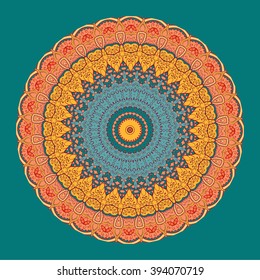 Mandala. Vintage decorative elements. Hand drawn background. Islam, Arabic, Indian, ottoman motifs.