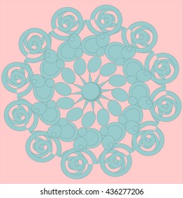 Mandala. Vintage decorative elements. Hand drawn background. Islam, Arabic, Indian, ottoman motifs.