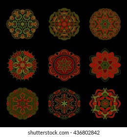 Mandala. Vintage decorative elements. Hand drawn background. Islam, Arabic, Indian, ottoman motifs.