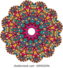Mandala. Vintage decorative elements. Hand drawn background. Islam, Arabic, Indian, ottoman motifs.