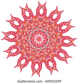 Mandala. Vintage decorative elements. Hand drawn background. Islam, Arabic, Indian, ottoman motifs.
