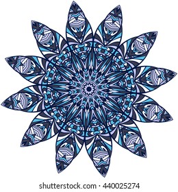 Mandala. Vintage decorative elements. Hand drawn background. Islam, Arabic, Indian, ottoman motifs.