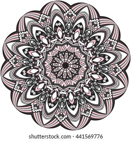 Mandala. Vintage decorative elements. Hand drawn background. Islam, Arabic, Indian, ottoman motifs.