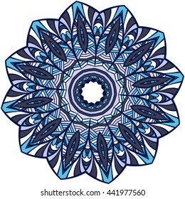 Mandala. Vintage decorative elements. Hand drawn background. Islam, Arabic, Indian, ottoman motifs.