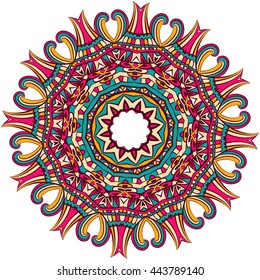Mandala. Vintage decorative elements. Hand drawn background. Islam, Arabic, Indian, ottoman motifs.