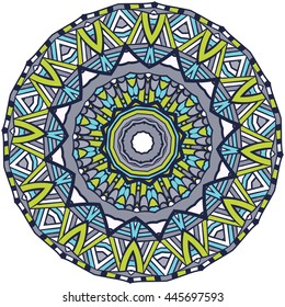 Mandala. Vintage decorative elements. Hand drawn background. Islam, Arabic, Indian, ottoman motifs.