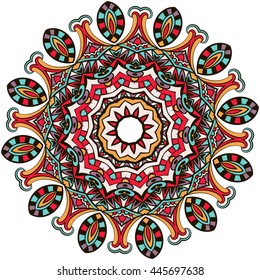 Mandala. Vintage decorative elements. Hand drawn background. Islam, Arabic, Indian, ottoman motifs.