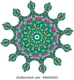 Mandala. Vintage decorative elements. Hand drawn background. Islam, Arabic, Indian, ottoman motifs.