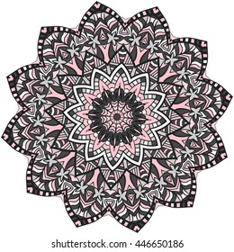 Mandala. Vintage decorative elements. Hand drawn background. Islam, Arabic, Indian, ottoman motifs.