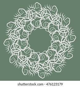 Mandala. Vintage decorative elements. Hand drawn background. Islam, Arabic, Indian, ottoman motifs.
