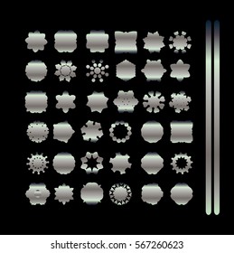 Mandala vintage decorative elements. Hand drawn background. Set of ethnic fractal mandala.  