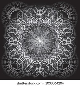 Mandala. Vintage decorative elements. Oriental pattern, vector illustration. Islam, Arabic, Indian, turkish, pakistan, chinese, ottoman motifs