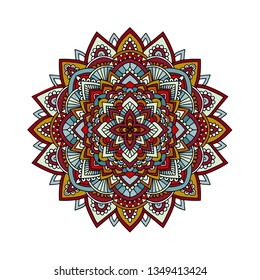 Mandala. Vintage decorative elements. Oriental pattern, vector illustration. Islam, Arabic, Indian, Turkish, Pakistan, Chinese, ottoman motifs.