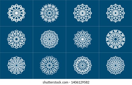 Mandala. Vintage decorative elements. Oriental pattern, vector illustration. Islam, Arabic, Indian, moroccan,spain, turkish, pakistan, chinese, mystic, ottoman motifs. Coloring book page