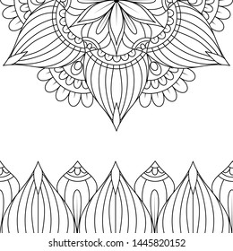Mandala Vintage decorative elements. Oriental pattern, Islam, Arabic, Indian, turkish, pakistan, chinese, ottoman motifs. vector illustration.