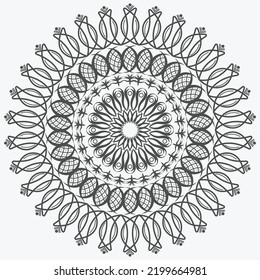 Mandala. Vintage decorative elements. Oriental pattern, vector illustration. Islam, Arabic, Indian, turkish, pakistan, chinese, ottoman motifs design