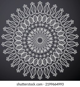 Mandala. Vintage decorative elements. Oriental pattern, vector illustration. Islam, Arabic, Indian, turkish, pakistan, chinese, ottoman motifs design