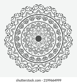 Mandala. Vintage dekorative Elemente. Orientalisches Muster, Vektorgrafik. Islam, arabisch, indisch, türkisch, pakistanisch, chinesisch, ottomanisch-motive Design