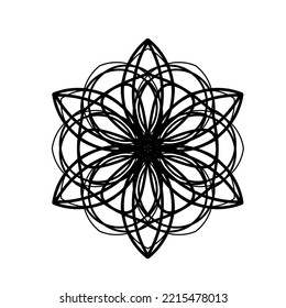 Mandala. Vintage decorative elements. Oriental pattern, vector illustration. Round Pattern Mandala. Round backgrounds for the greeting cards, invitation, tattoo template, business style, cards or else