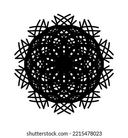 Mandala. Elementos decorativos de época. Patrón oriental, ilustración vectorial. Patrón redondo Mandala. Fondos redondos para tarjetas de felicitación, invitación, plantilla de tatuajes, estilo de negocio, tarjetas u otro tipo