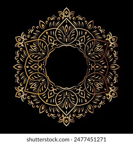 Mandala. Klassische dekorative Elemente. Orientalisches Muster, Illustration, osmanische Motive