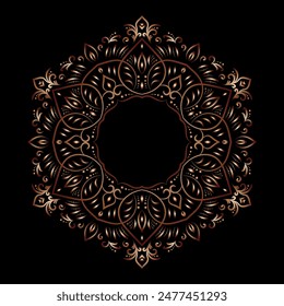 Mandala. Vintage decorative elements. Oriental pattern,illustration, ottoman motifs