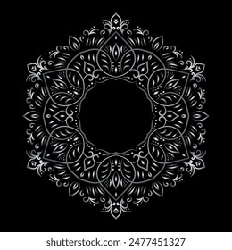 Mandala. Elementos decorativos de Antiguas. Patrón oriental, ilustración, motivos otomanos
