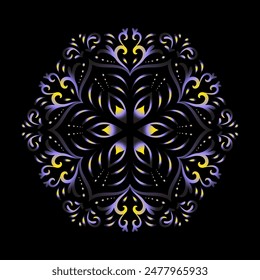 Mandala. Vintage decorative elements. Oriental pattern,illustration, ottoman motifs