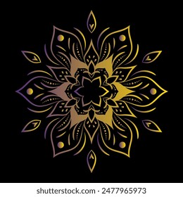 Mandala. Vintage decorative elements. Oriental pattern,illustration, ottoman motifs