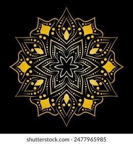 Mandala. Elementos decorativos de Antiguas. Patrón oriental, ilustración, motivos otomanos