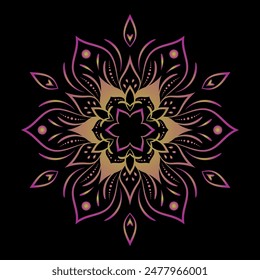 Mandala. Vintage decorative elements. Oriental pattern,illustration, ottoman motifs