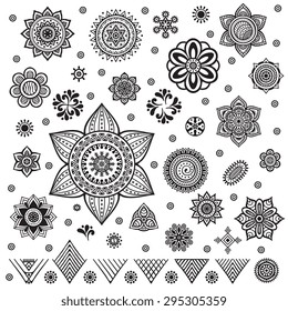 Mandala. Vintage decorative elements. Oriental pattern, vector illustration.  Islam, Arabic, Indian, turkish, pakistan, chinese, ottoman motifs