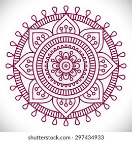 Mandala. Vintage decorative elements. Oriental pattern, vector illustration.  Islam, Arabic, Indian, turkish, pakistan, chinese, ottoman motifs