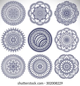 Mandala. Vintage decorative elements. Oriental pattern, vector illustration.  Islam, Arabic, Indian, turkish, pakistan, chinese, ottoman motifs