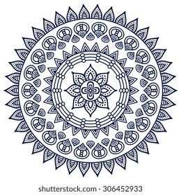 Mandala. Vintage decorative elements. Oriental pattern, vector illustration.  Islam, Arabic, Indian, turkish, pakistan, chinese, ottoman motifs