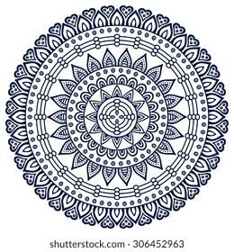 Mandala. Vintage decorative elements. Oriental pattern, vector illustration.  Islam, Arabic, Indian, turkish, pakistan, chinese, ottoman motifs