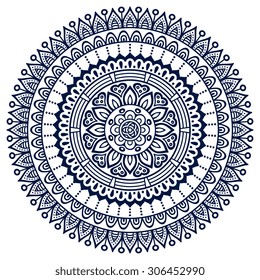 Mandala. Vintage decorative elements. Oriental pattern, vector illustration.  Islam, Arabic, Indian, turkish, pakistan, chinese, ottoman motifs