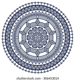 Mandala. Vintage decorative elements. Oriental pattern, vector illustration.  Islam, Arabic, Indian, turkish, pakistan, chinese, ottoman motifs