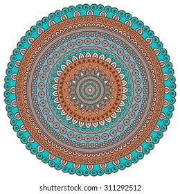 Mandala. Vintage decorative elements. Oriental pattern, vector illustration.  Islam, Arabic, Indian, turkish, pakistan, chinese, ottoman motifs
