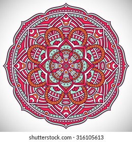 Mandala. Vintage decorative elements. Oriental pattern, vector illustration.  Islam, Arabic, Indian, turkish, pakistan, chinese, ottoman motifs