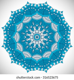 Mandala. Vintage decorative elements. Oriental pattern, vector illustration.  Islam, Arabic, Indian, turkish, pakistan, chinese, ottoman motifs