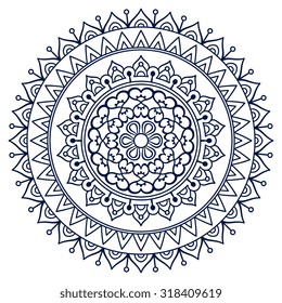 Mandala. Vintage decorative elements. Oriental pattern, vector illustration.  Islam, Arabic, Indian, turkish, pakistan, chinese, ottoman motifs