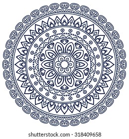 Mandala. Vintage decorative elements. Oriental pattern, vector illustration.  Islam, Arabic, Indian, turkish, pakistan, chinese, ottoman motifs