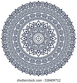 Mandala. Vintage decorative elements. Oriental pattern, vector illustration.  Islam, Arabic, Indian, turkish, pakistan, chinese, ottoman motifs