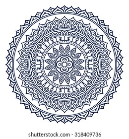 Mandala. Vintage decorative elements. Oriental pattern, vector illustration.  Islam, Arabic, Indian, turkish, pakistan, chinese, ottoman motifs