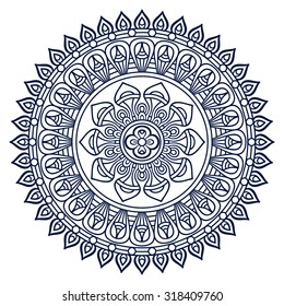 Mandala. Vintage decorative elements. Oriental pattern, vector illustration.  Islam, Arabic, Indian, turkish, pakistan, chinese, ottoman motifs