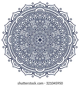 Mandala. Vintage decorative elements. Oriental pattern, vector illustration.  Islam, Arabic, Indian, turkish, pakistan, chinese, ottoman motifs